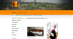 Desktop Screenshot of buergerliste-sprendlingen.de